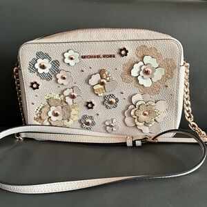 Michael Kors Jet Set floral crossbody